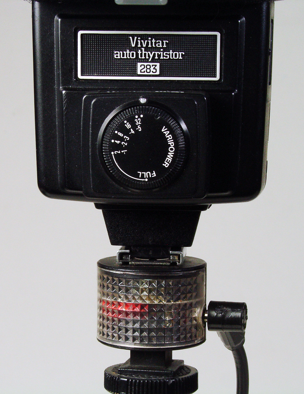 Click to Enlarge - Vivitar 283 with Varipower VP-1 and SL-2 Slave Trigger